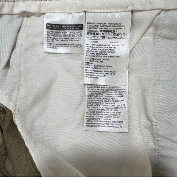 Levi Strauss & Co Pants Regular Fit 34x32 Light Brown - Picture 14 of 16